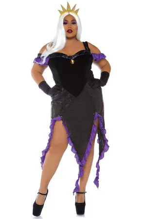 Plus Size Sultry Sea Witch Costume