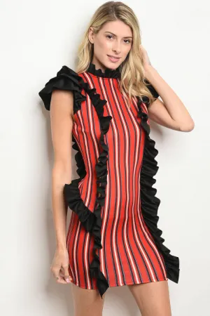 PRE-ORDER || Ruffle Bodycon Dress