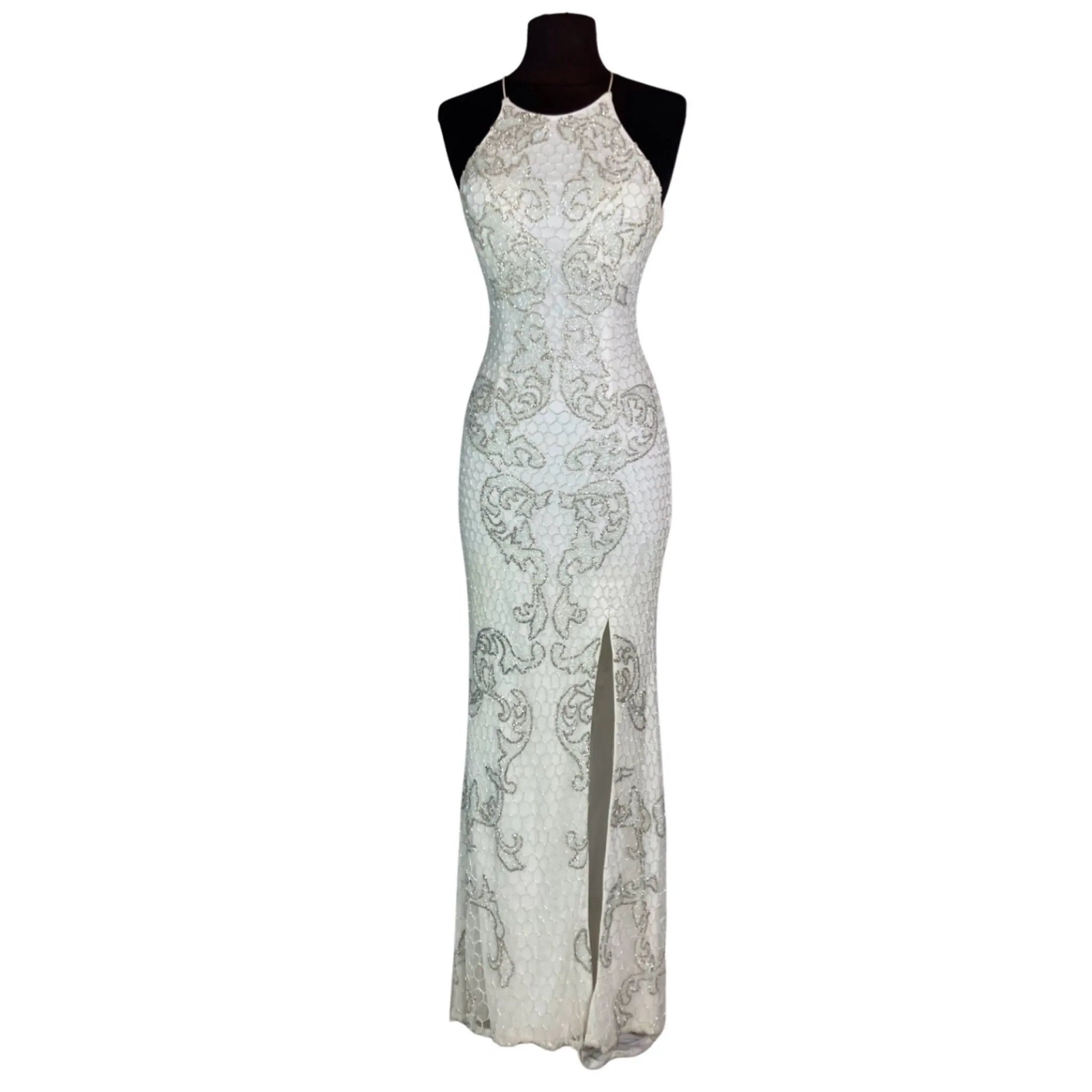 PRIMAVERA Style 3438 Long Gown White Size 2