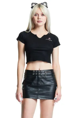 Purrfect Scoop Ribbed Top