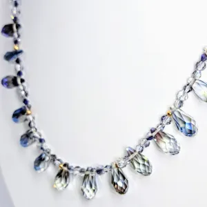 "Sparkle & SHINE!" 18" Necklace - (Your Choice) Gem Grade Swarovski, 14K Gold