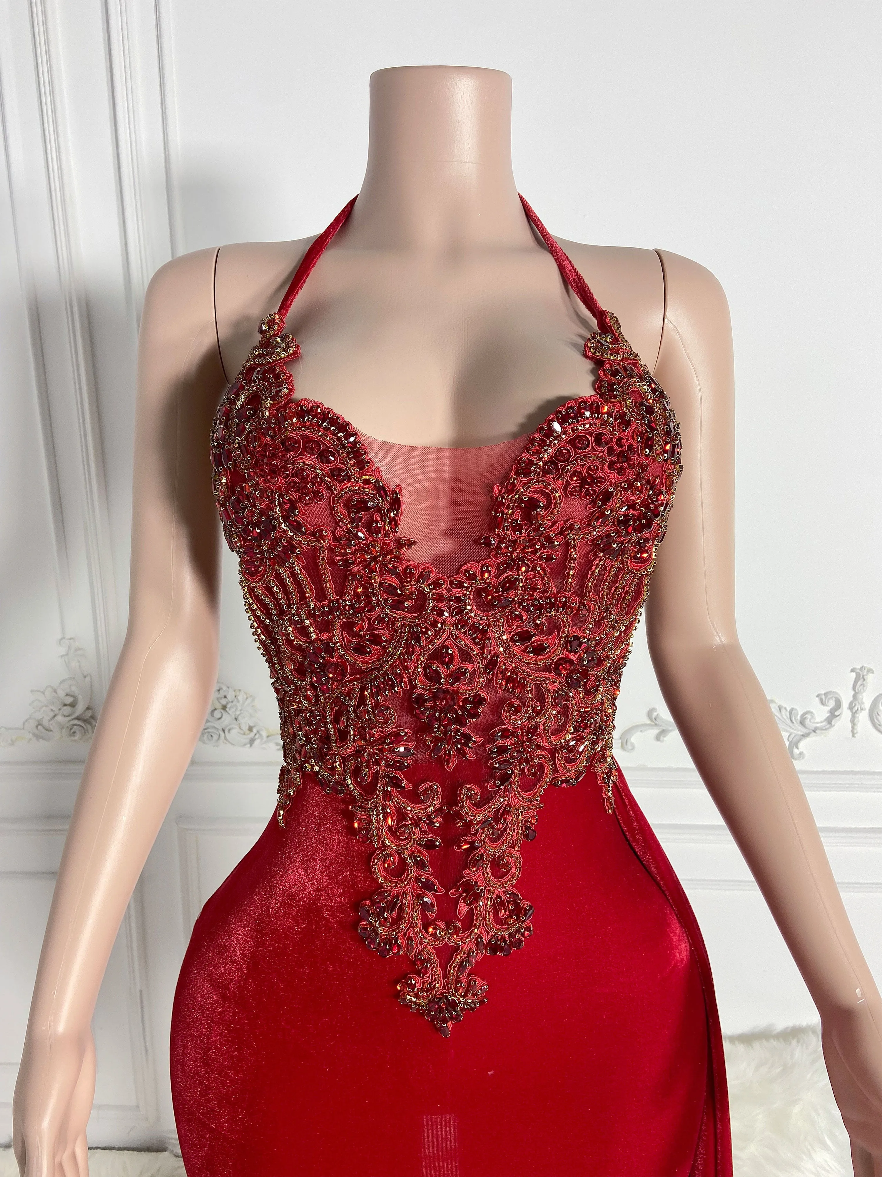 Radiant Red Cut Charm Mini Dress