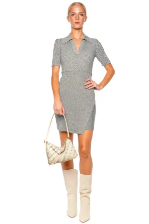 Ravan Polo Marl Knit Mini Dress