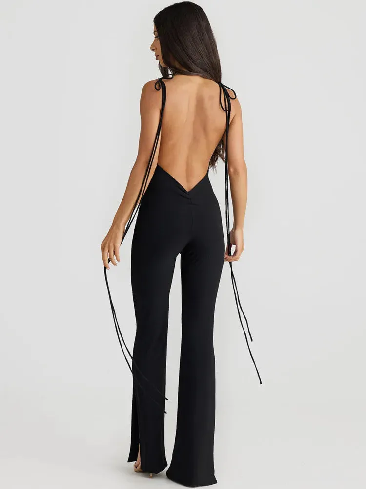 Rebeca® | Backless and sleeveless jumpsuit