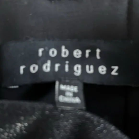Robert Rodriguez Strapless Black Cocktail Dress Size 2