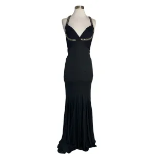 ROBERTO CAVALLI Vintage Long Gown Black Size 2