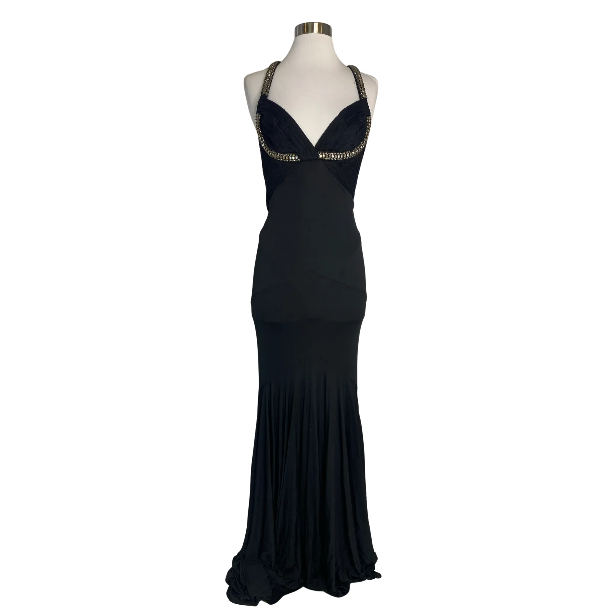 ROBERTO CAVALLI Vintage Long Gown Black Size 2