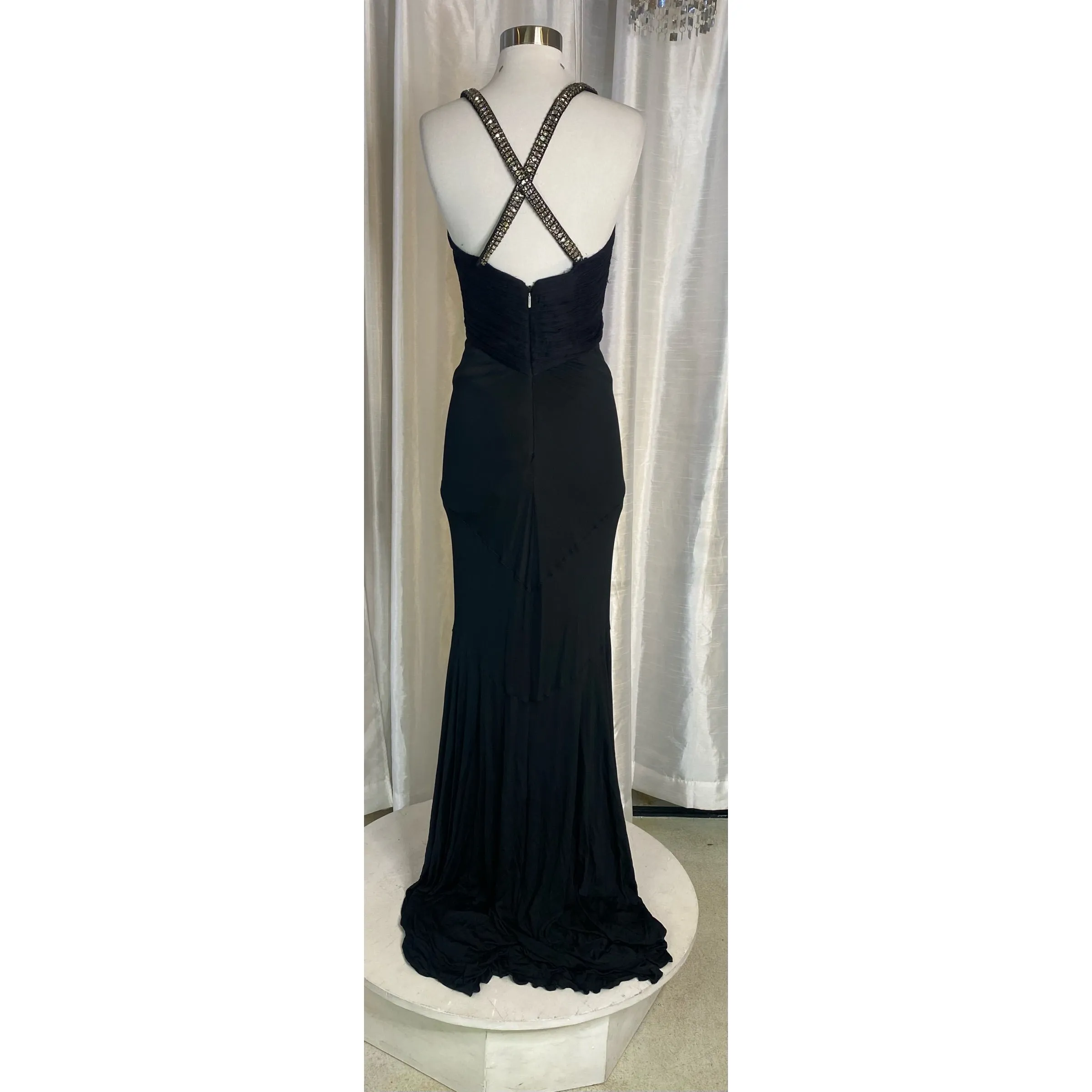 ROBERTO CAVALLI Vintage Long Gown Black Size 2