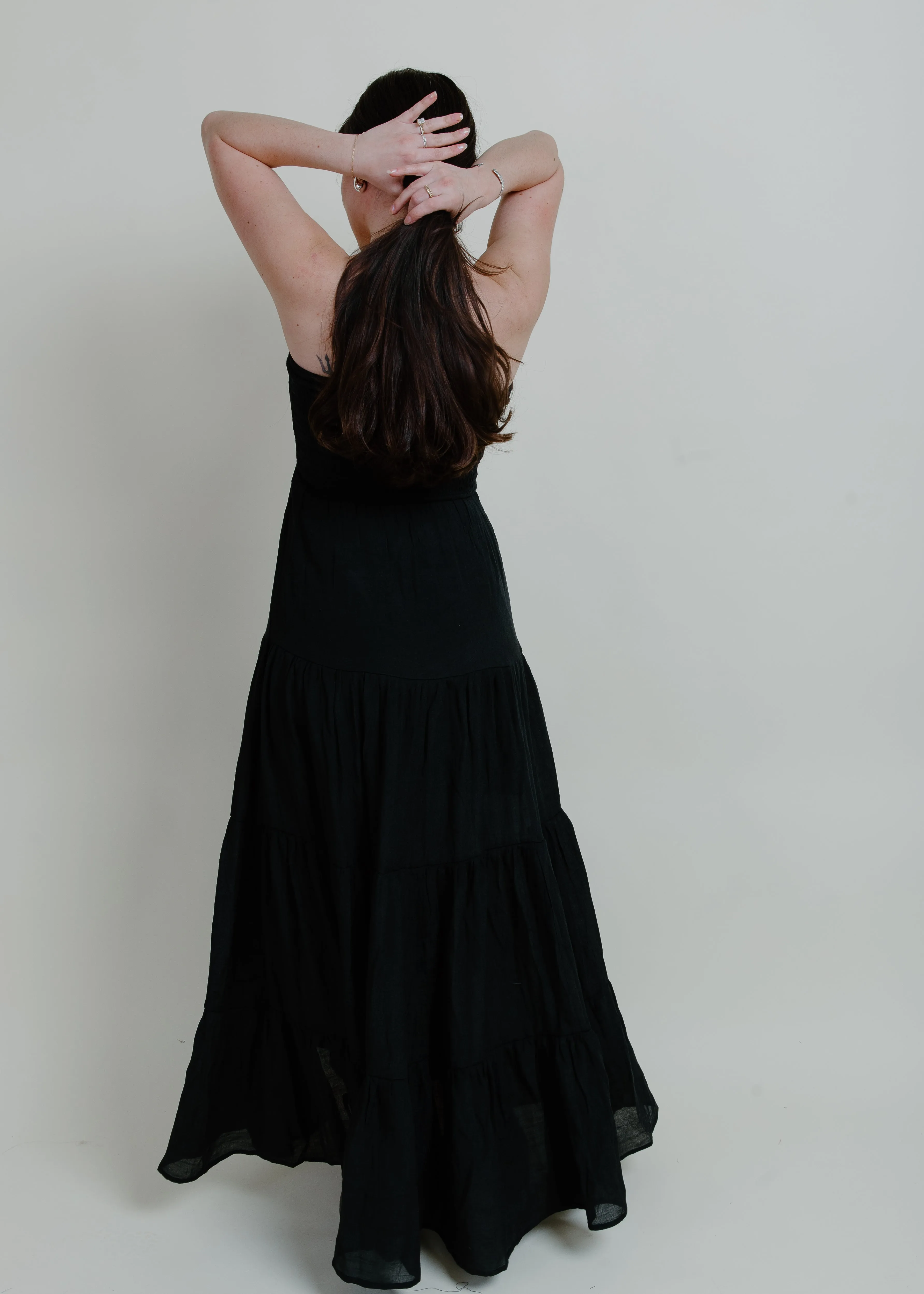Romantic Nights Maxi Dress - Black