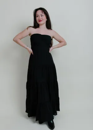 Romantic Nights Maxi Dress - Black