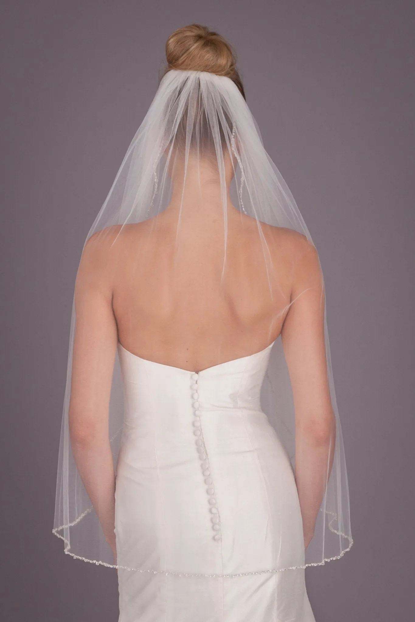 Roycebridal Kennedy Blue Piper Crystal Veil