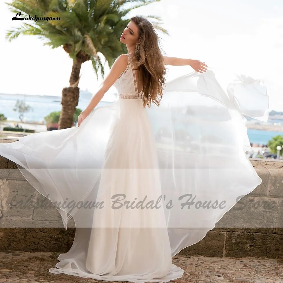 Roycebridal Lakshmigown Off White Wedding Dress Beach Summer