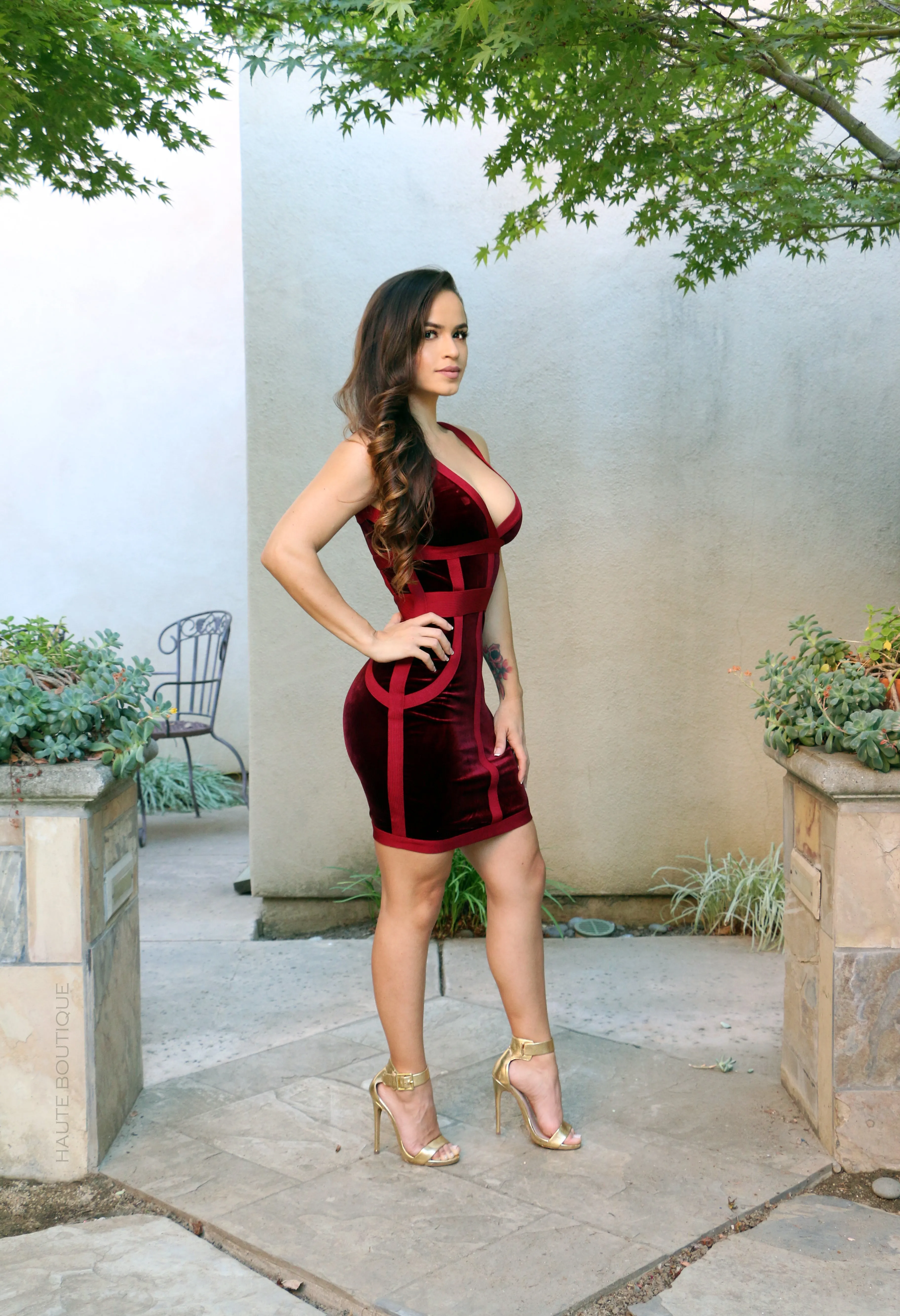 Ruby Velvet dress