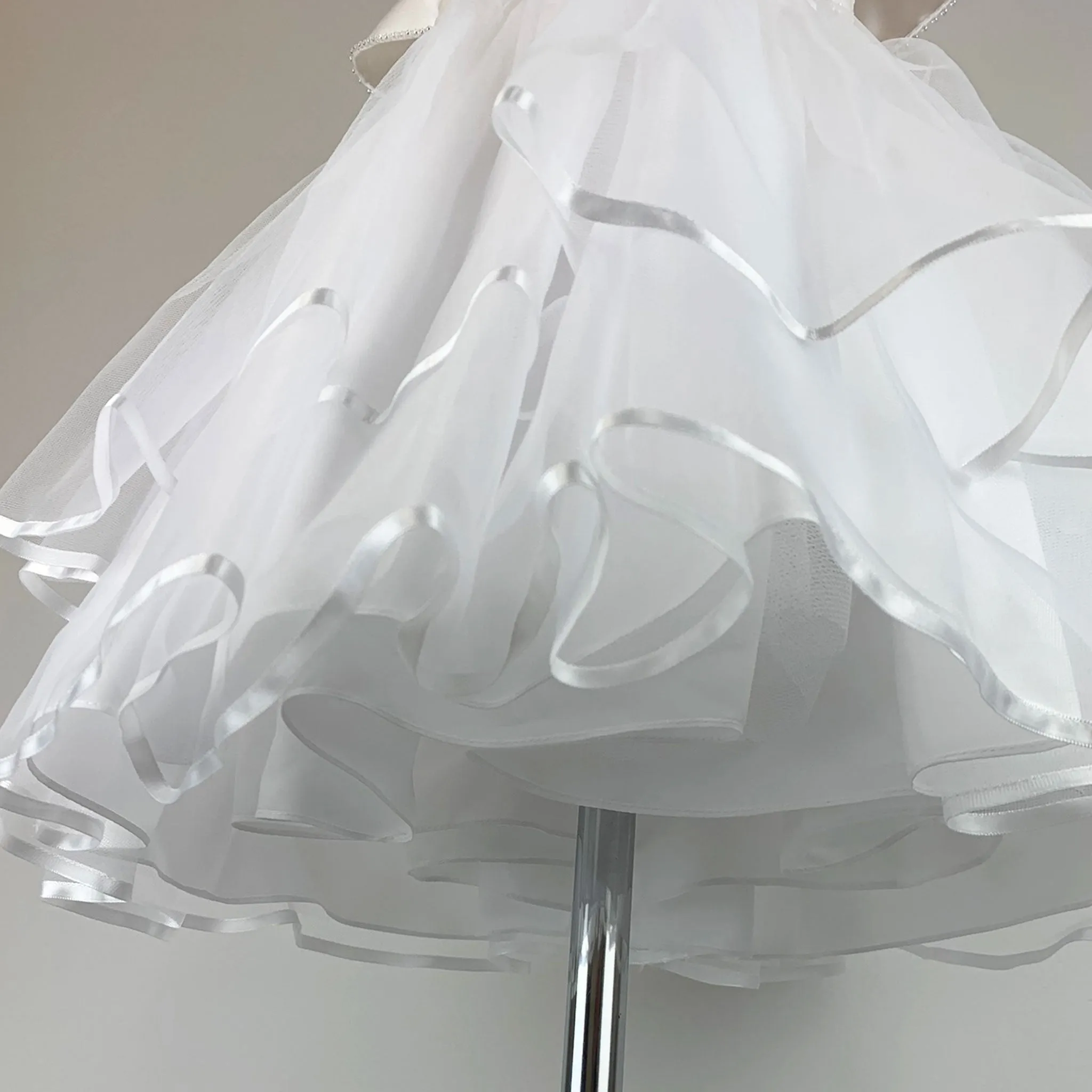 Sarah Louise Christening Ceremonial Occasion Dress - White - 070074