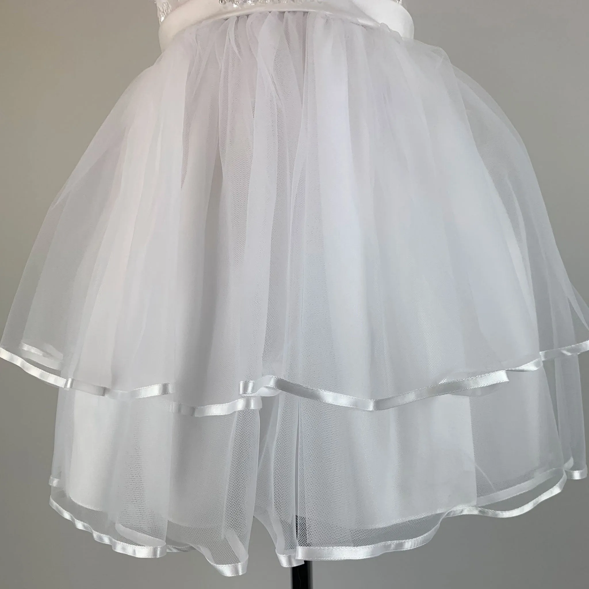 Sarah Louise Christening Ceremonial Occasion Dress - White - 070074