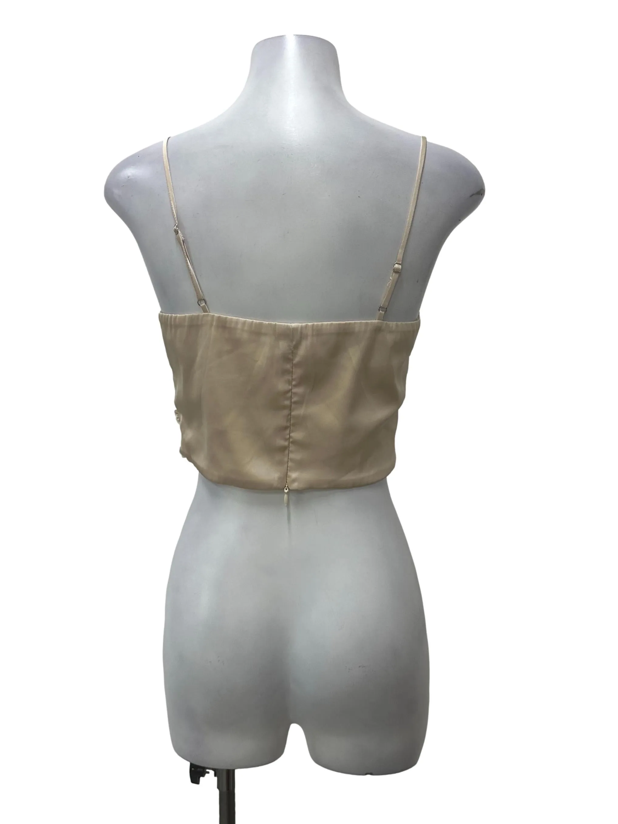 Satin Crop Top