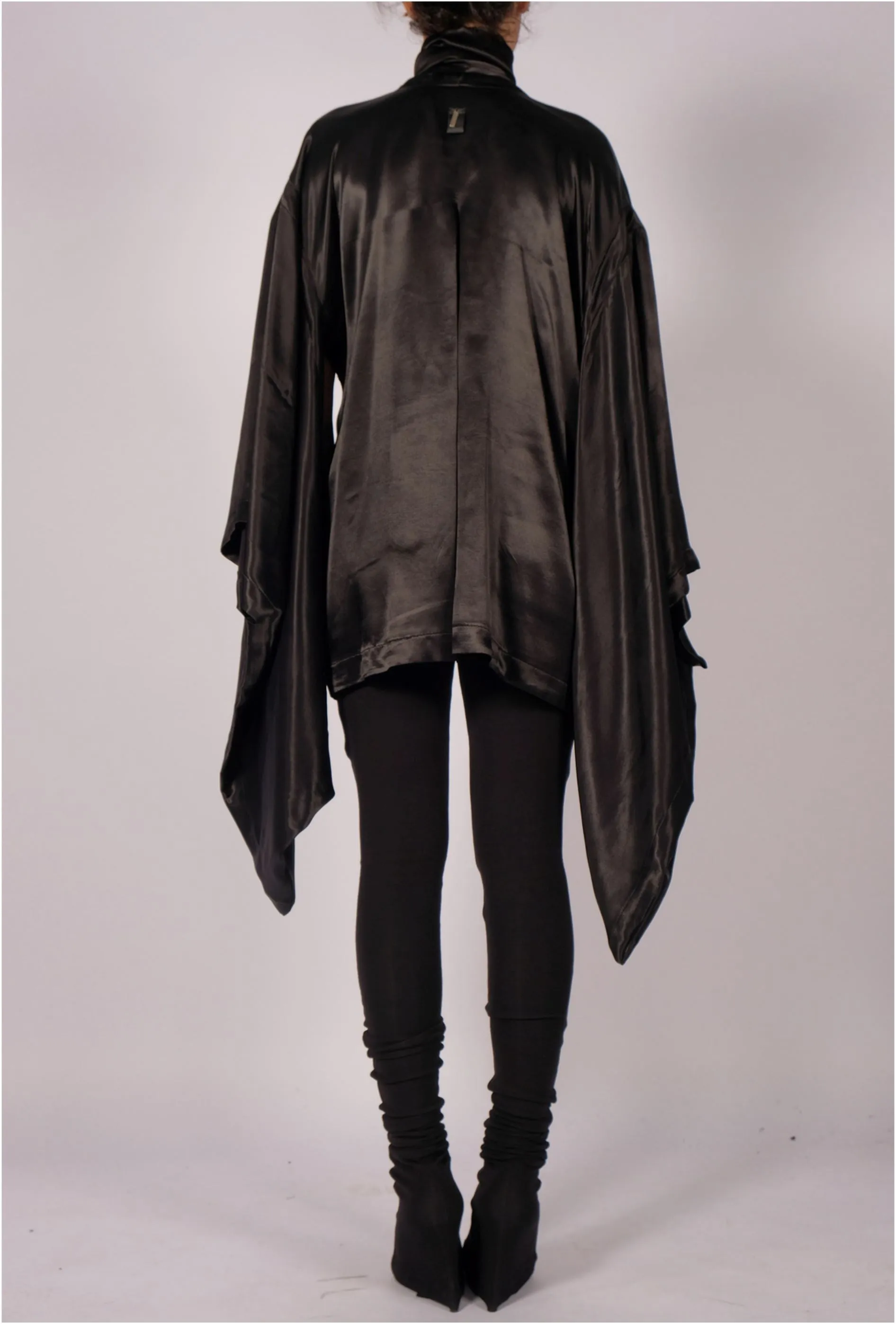 Satin Kimono Top