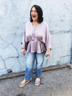 Second Glance Top: Lilac