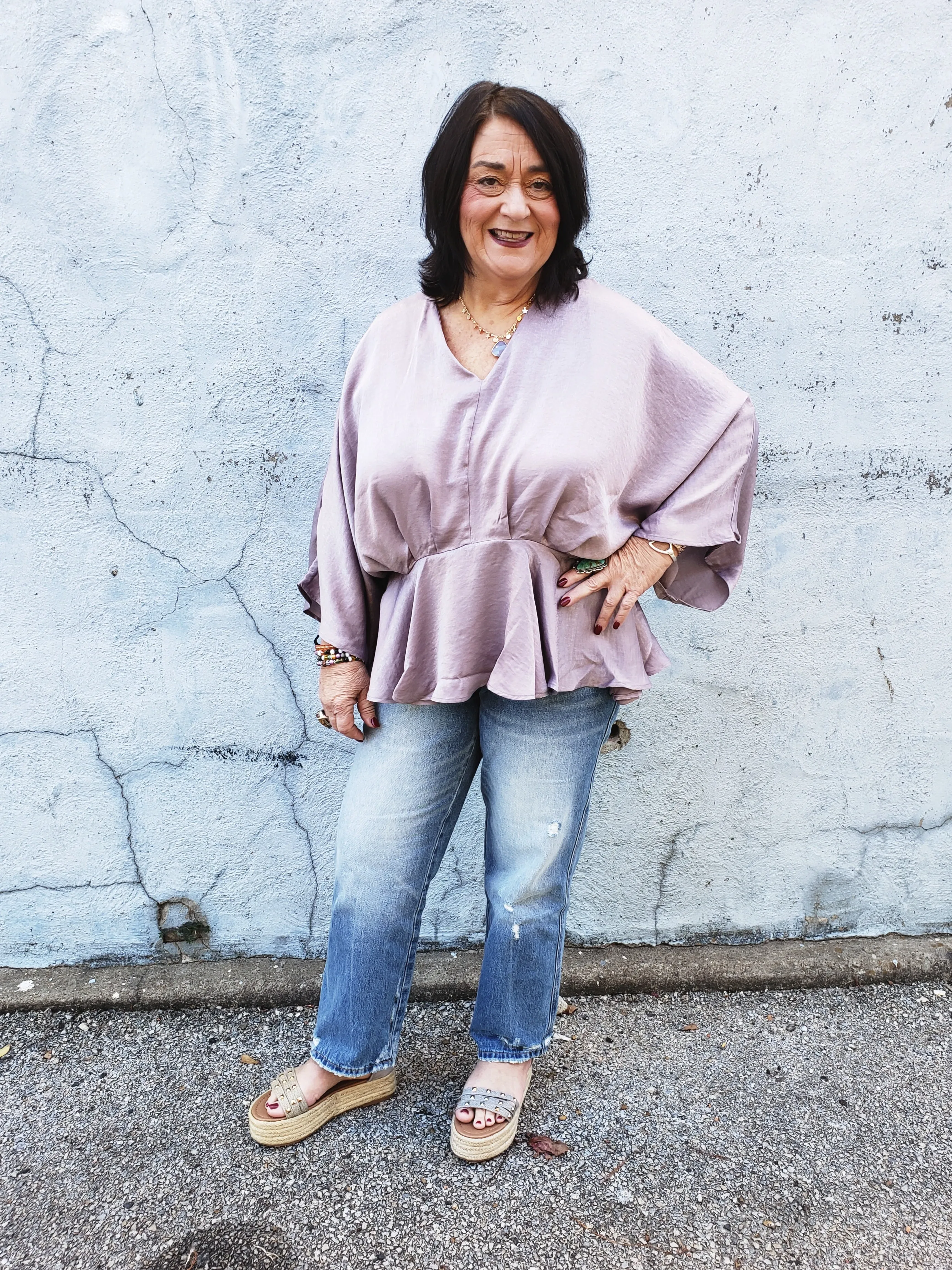 Second Glance Top: Lilac
