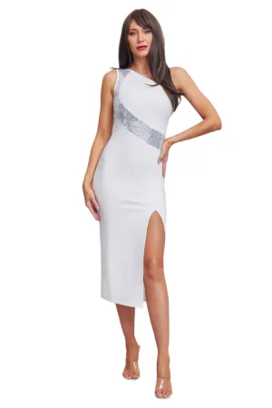 Sequin Detail Bandage Dress