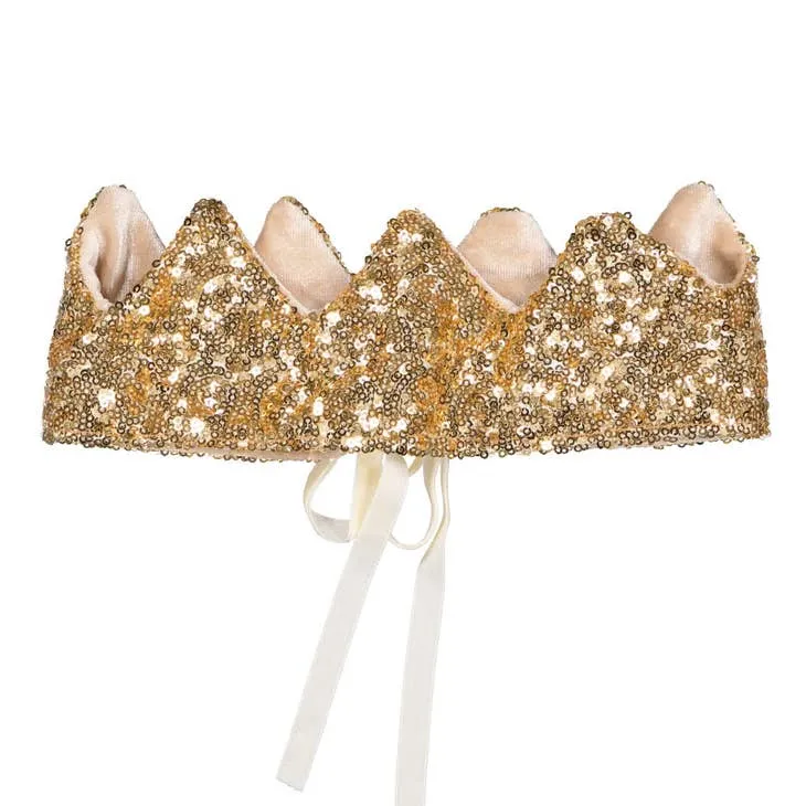 Sequin Gold Crown