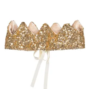 Sequin Gold Crown