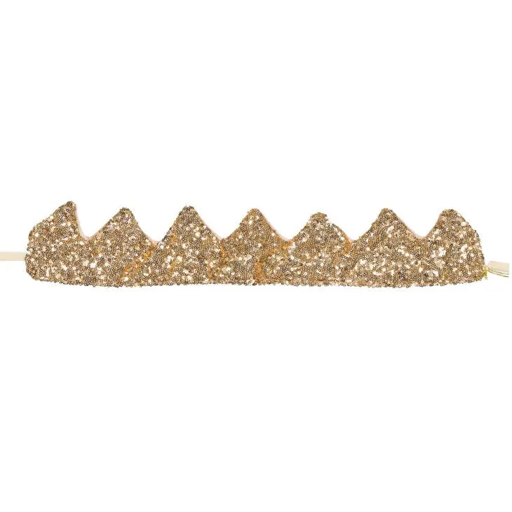 Sequin Gold Crown