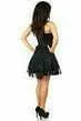 Sexy Black Lace Corset Dress