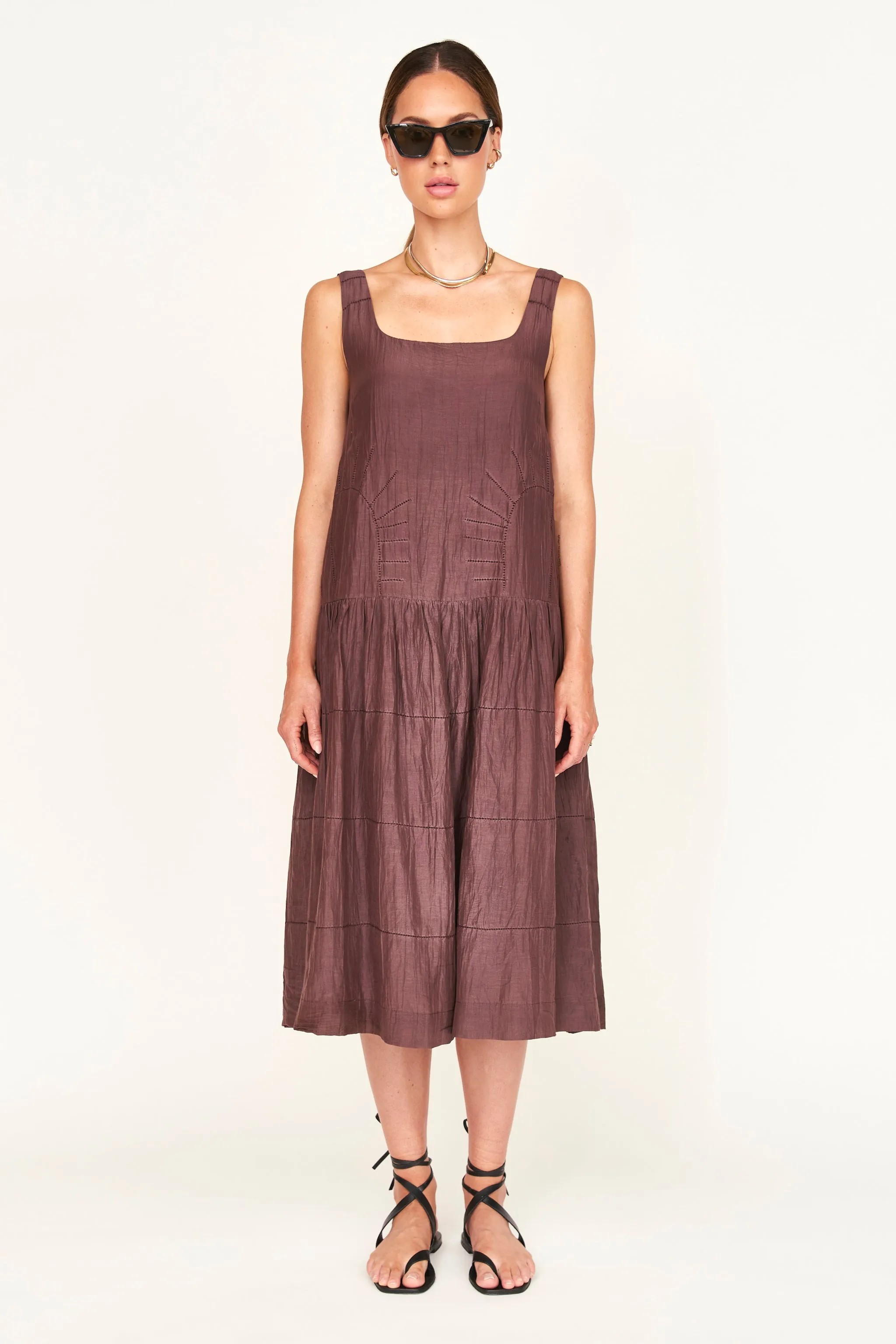 Sheridan Sunrise Dress in Grappa