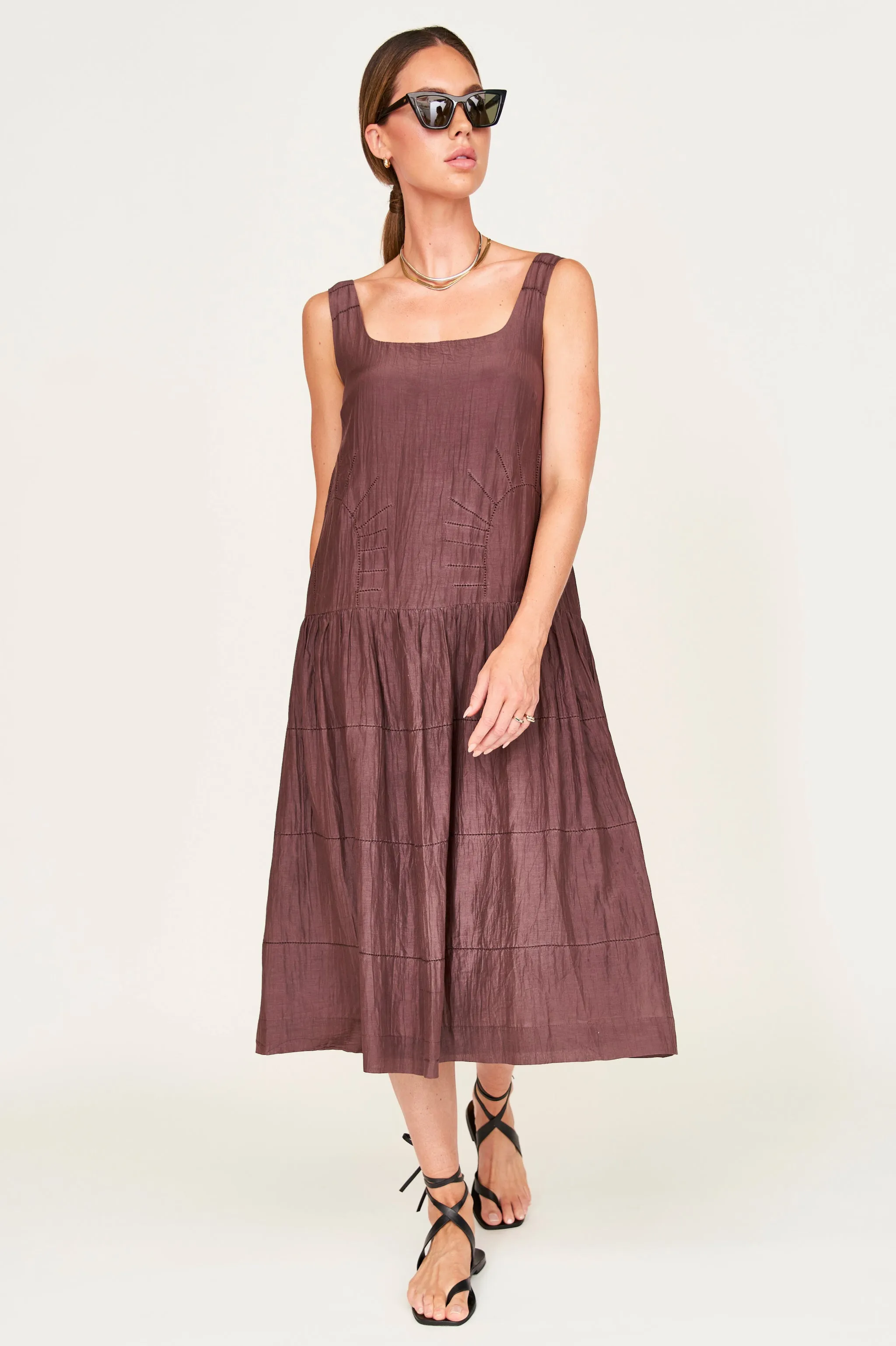 Sheridan Sunrise Dress in Grappa