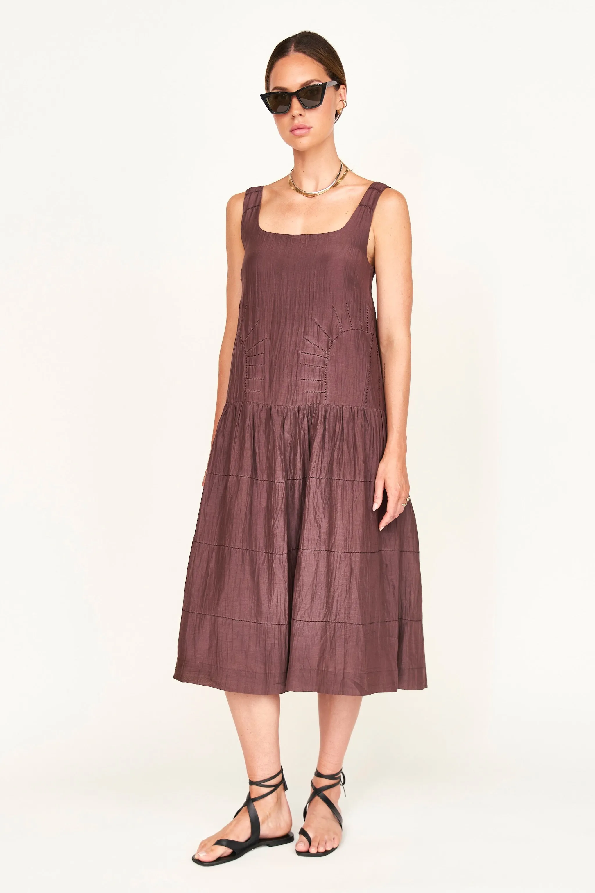 Sheridan Sunrise Dress in Grappa