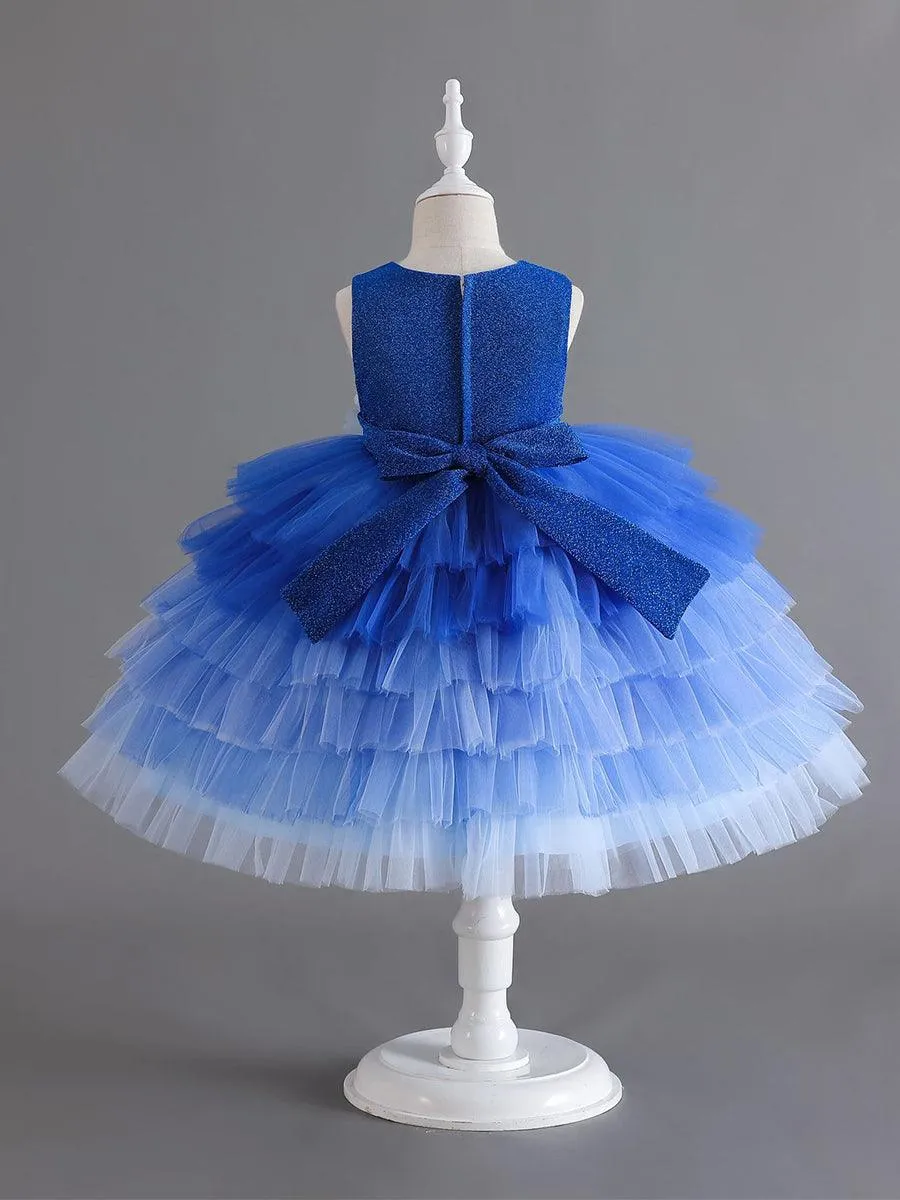Shimmer Mesh Layer Princess Baby Dress MKD1007