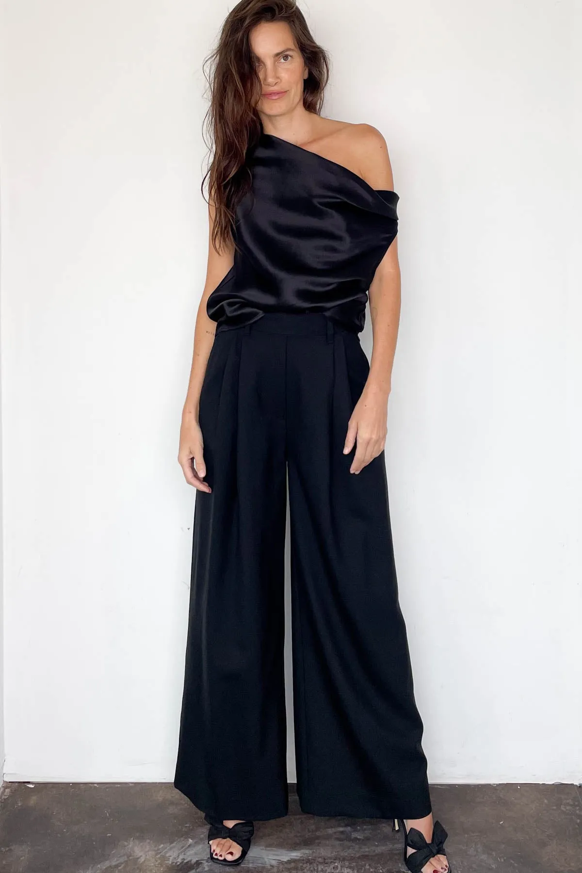 Silk Bias Cut Top