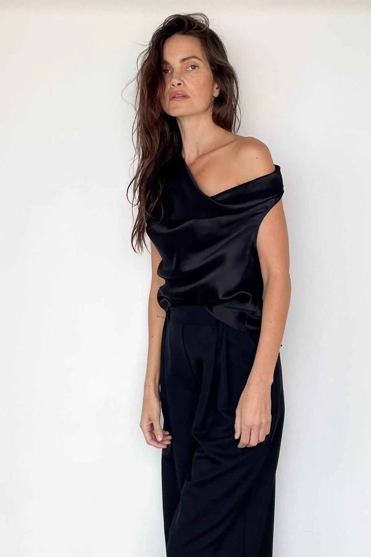 Silk Bias Cut Top