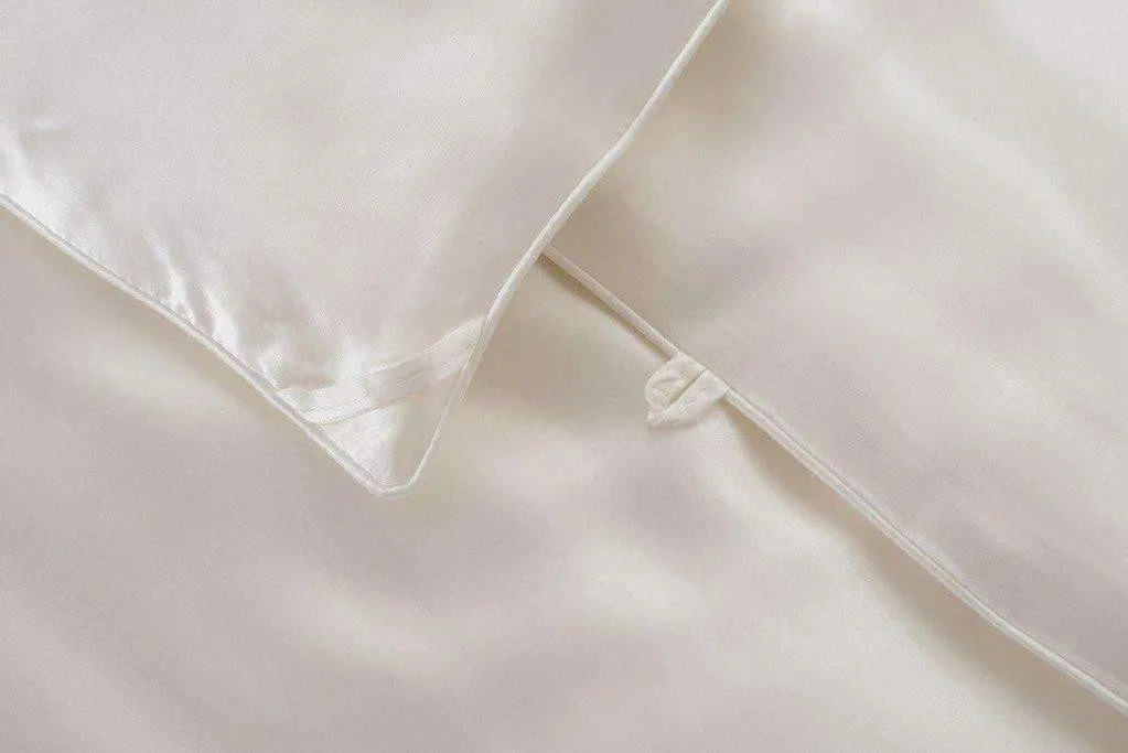 Silk Filled Comforter with Silk Cover by Mari Ann