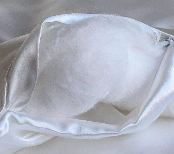 Silk Filled Comforter with Silk Cover by Mari Ann