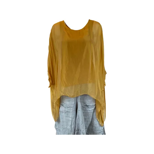 Silk Hanging Poncho (Multiple Colors)