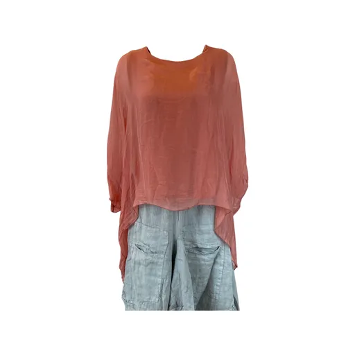 Silk Hanging Poncho (Multiple Colors)
