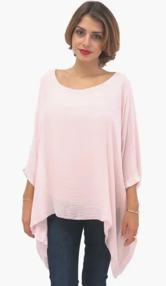 Silk Hanging Poncho (Multiple Colors)