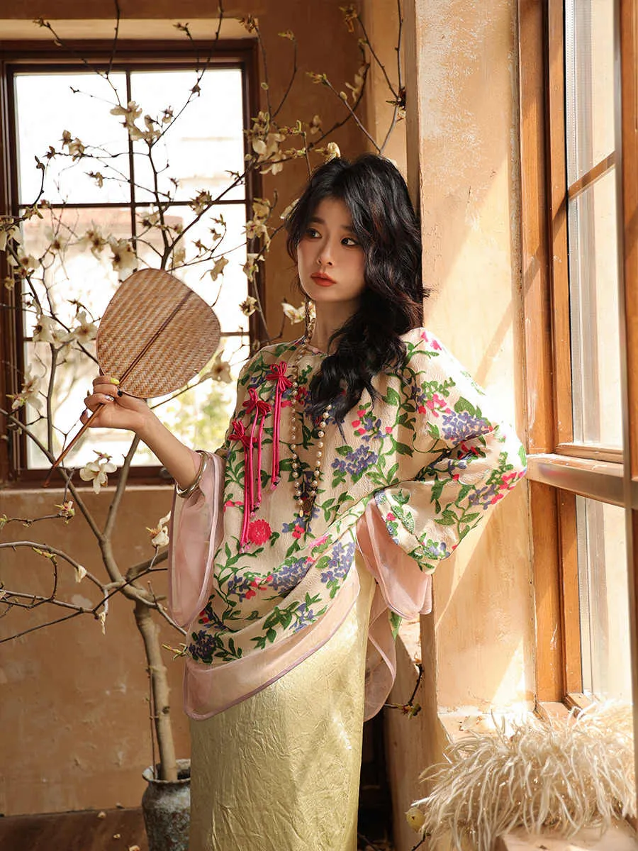Silk Janelle Magnificent Qipao Cheongsam Top