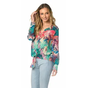 Silk Lotti Fuchsia Top