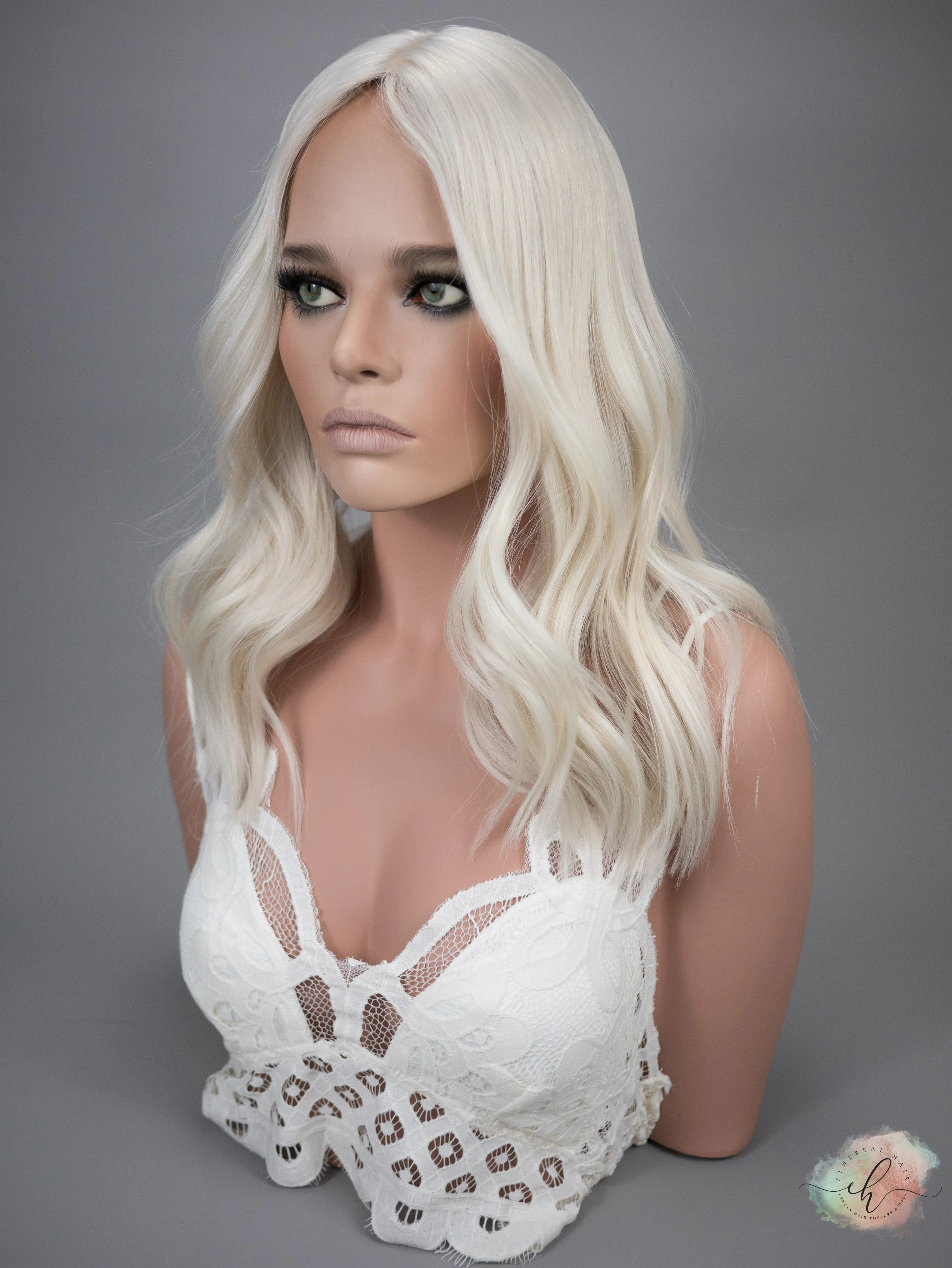 “SNOW" Premium Topper: Silk Top, 8x8, 18"
