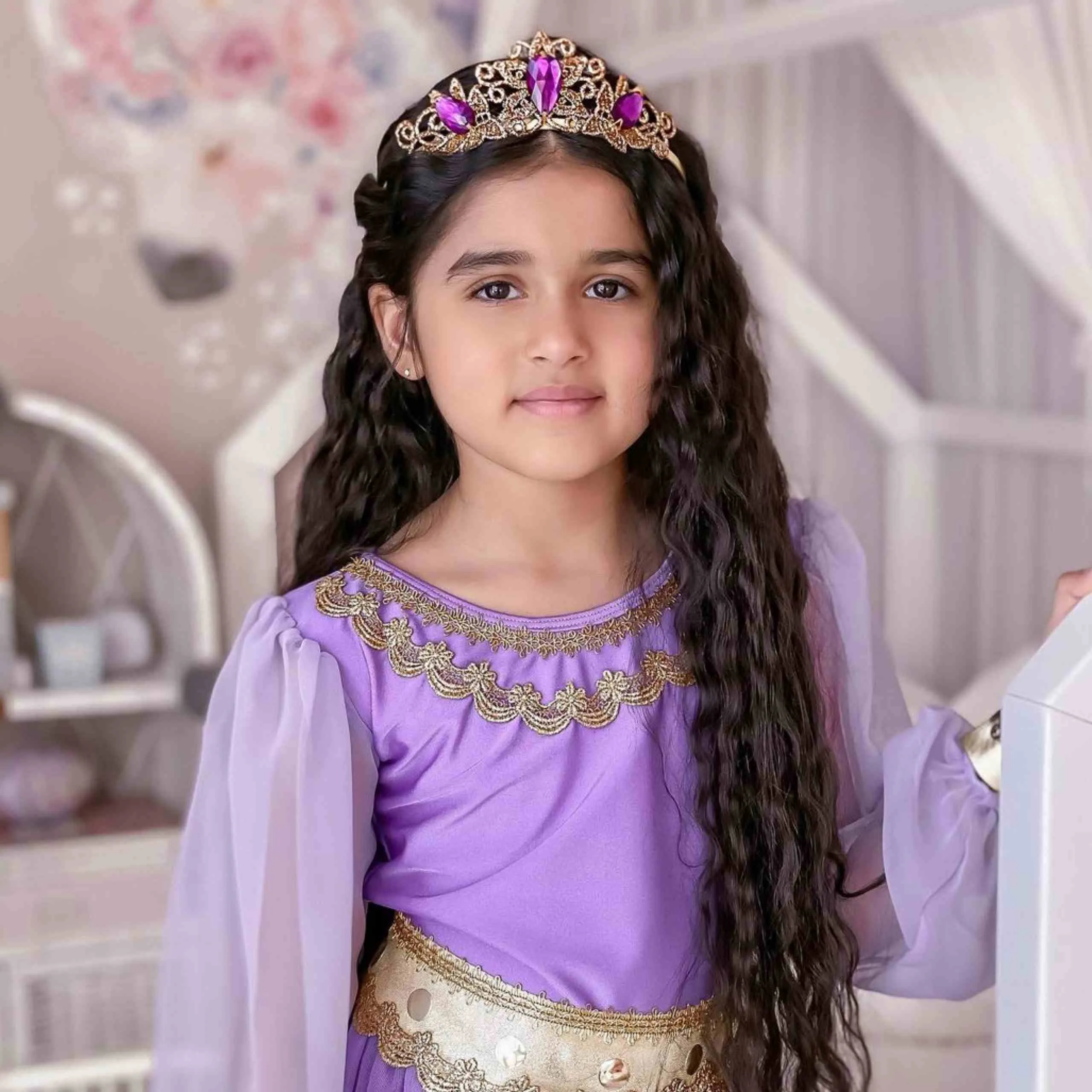 Sofi Princess Crown - Purple -Wholesale