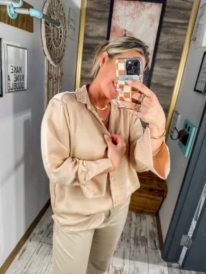 Sparkle Collar Top