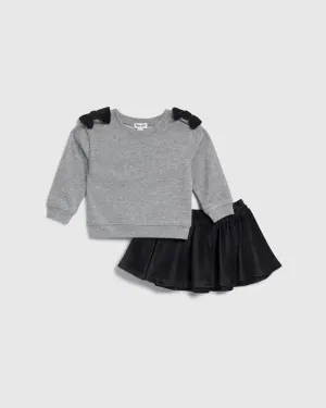 Splendid Infant Girls Bow Skirt Set