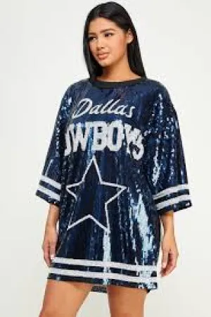 STAR SEQUIN DRESS
