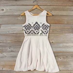 Stone Spell Beaded Dress in Sand