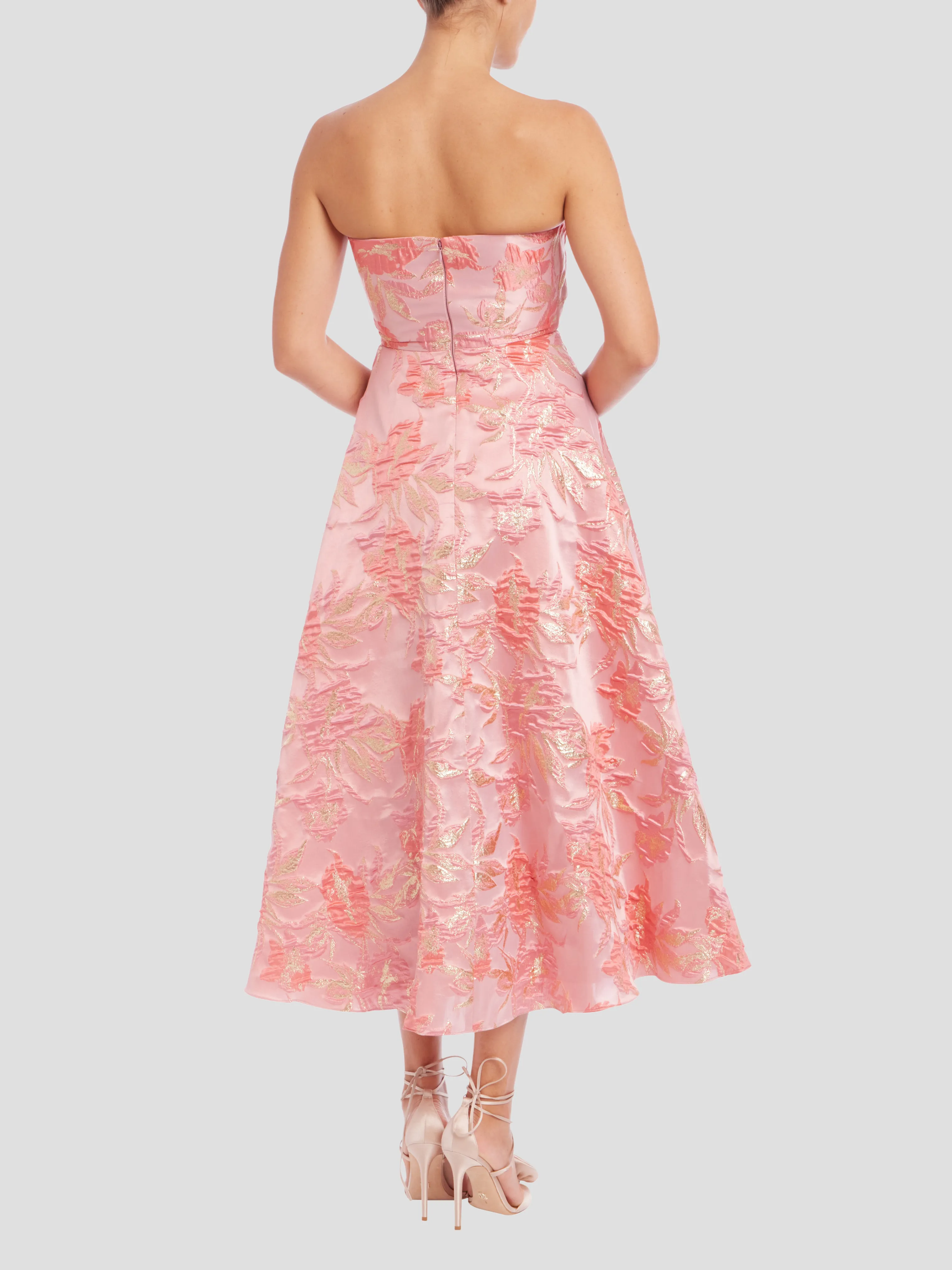Strapless Bow Bodice Dress