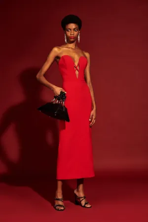 Strapless Criss Cross Dress