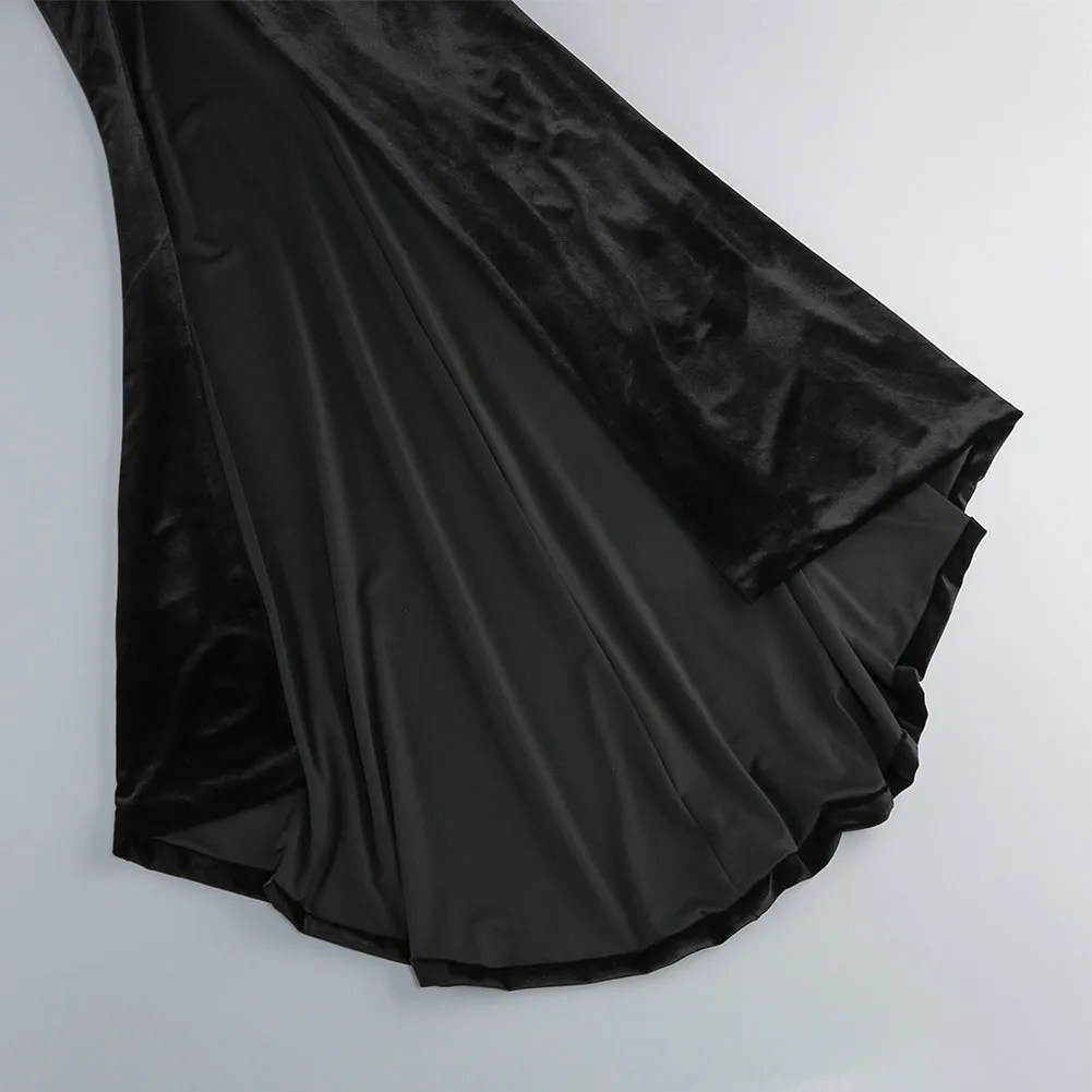 Strapless Sleeveless Beaded Maxi Dress KLYF1350